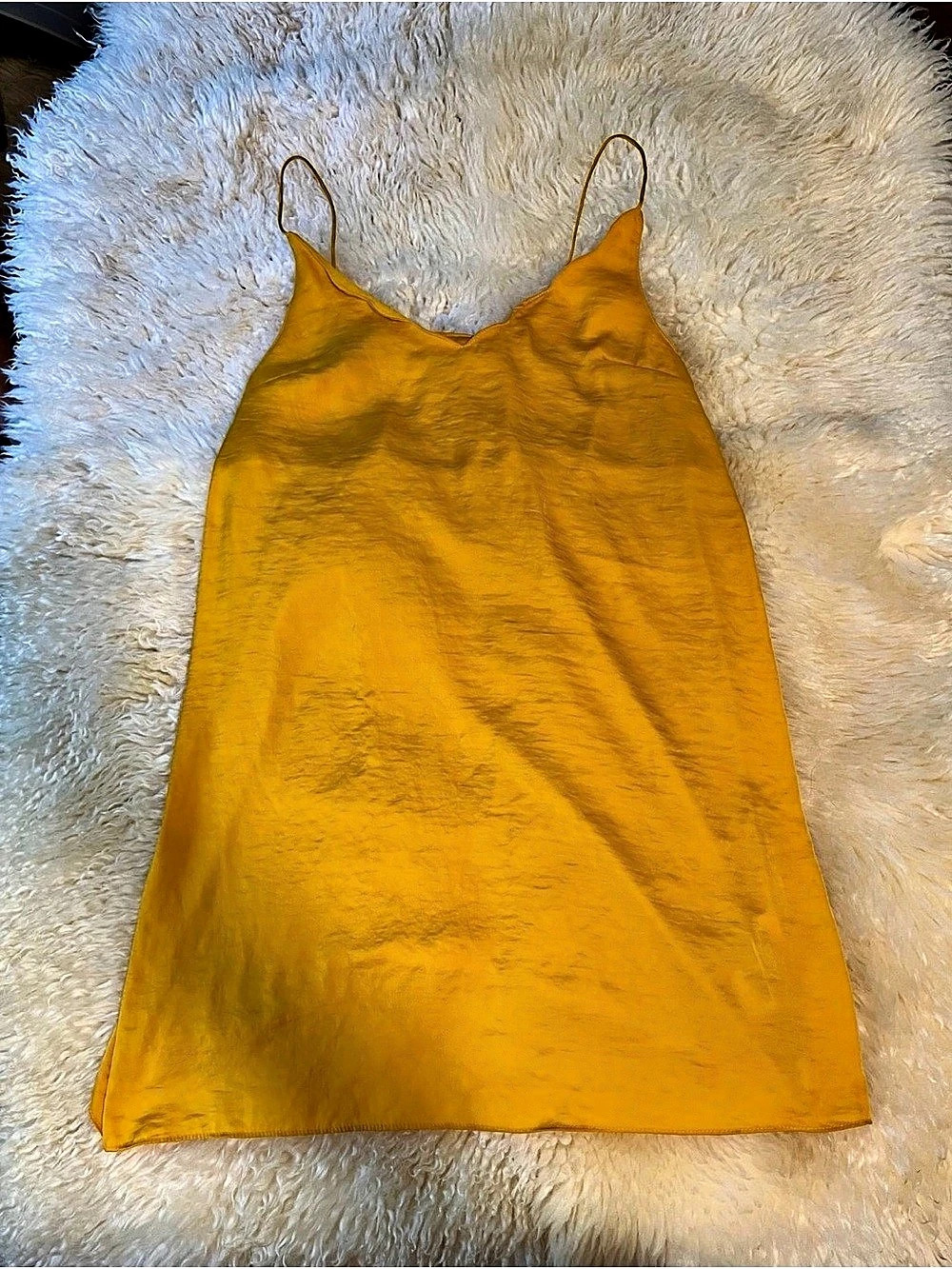 Topshop yellow dress Size 8